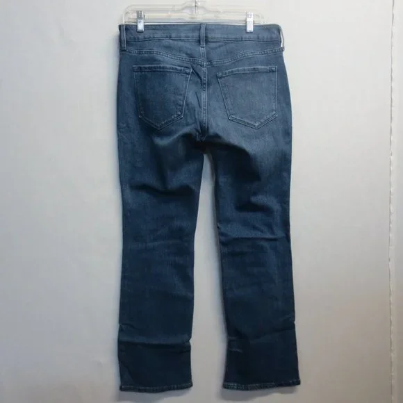 OLD NAVY LADIES MID RISE WOW BOOT CUT JEAN - MEDIUM WASH - 10 PETITE - Picture 2 of 3